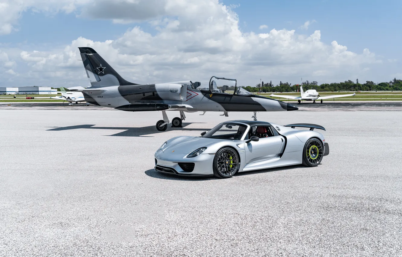 Фото обои Porsche, Spyder, 918