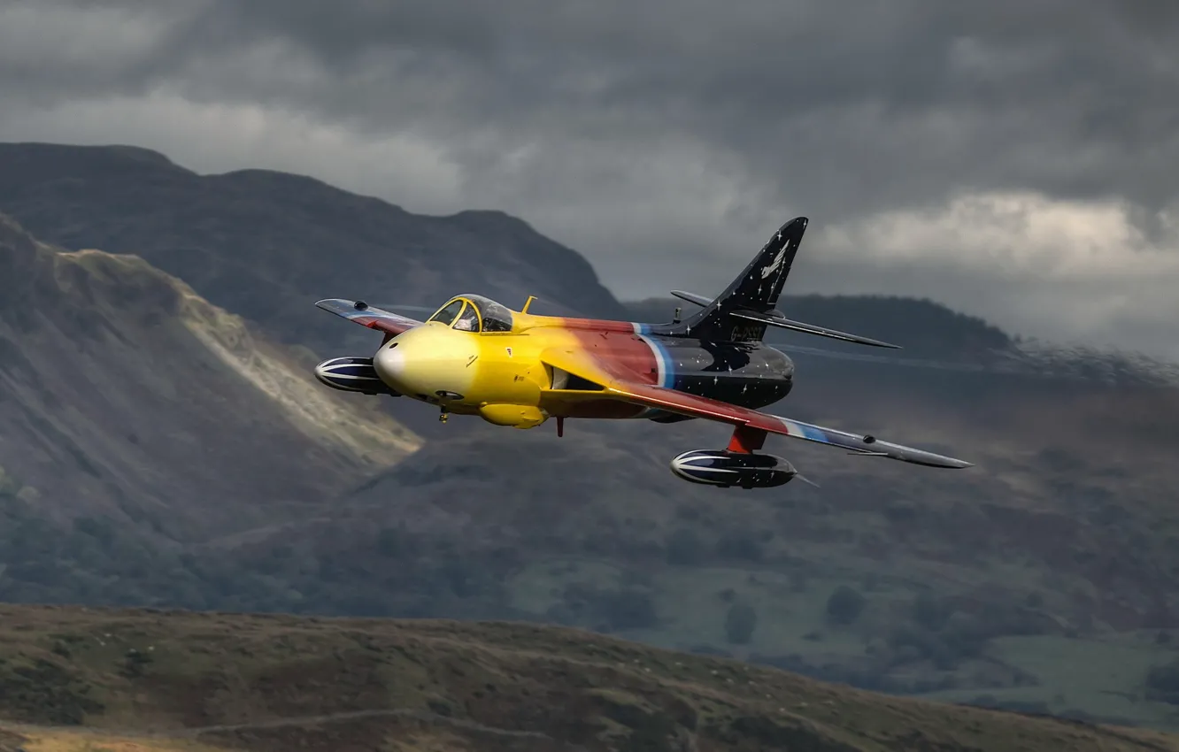 Фото обои оружие, самолёт, Hawker Hunter