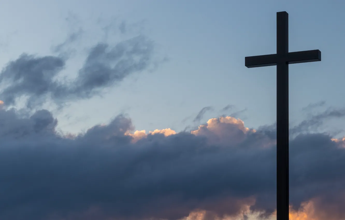 Фото обои Love, Clouds, Christian, God, Sunlight, Cross, Jesus, Greg Rosenke