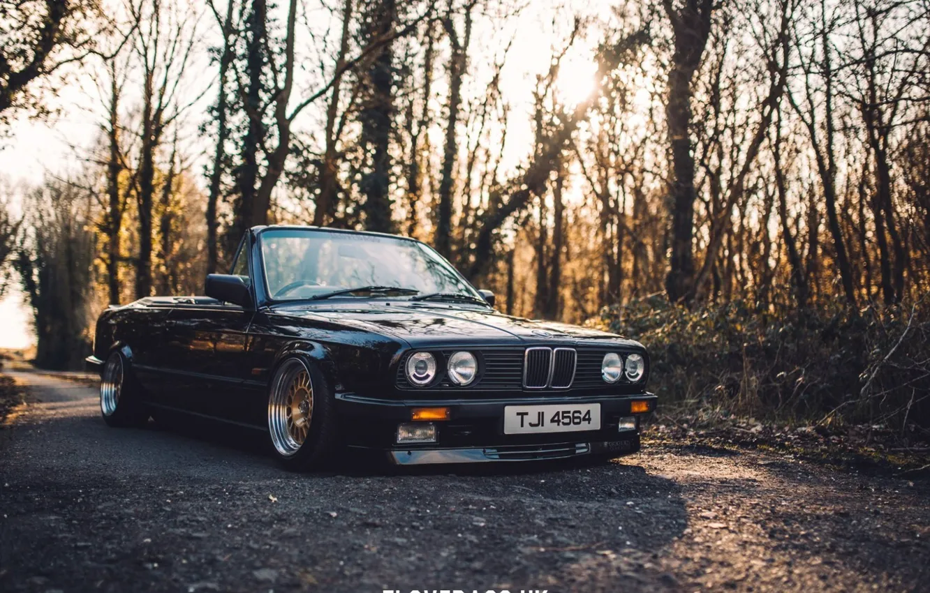 Фото обои BMW, cabrio, E30