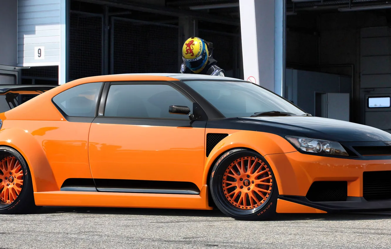 Фото обои Orange, Tuning, Scion