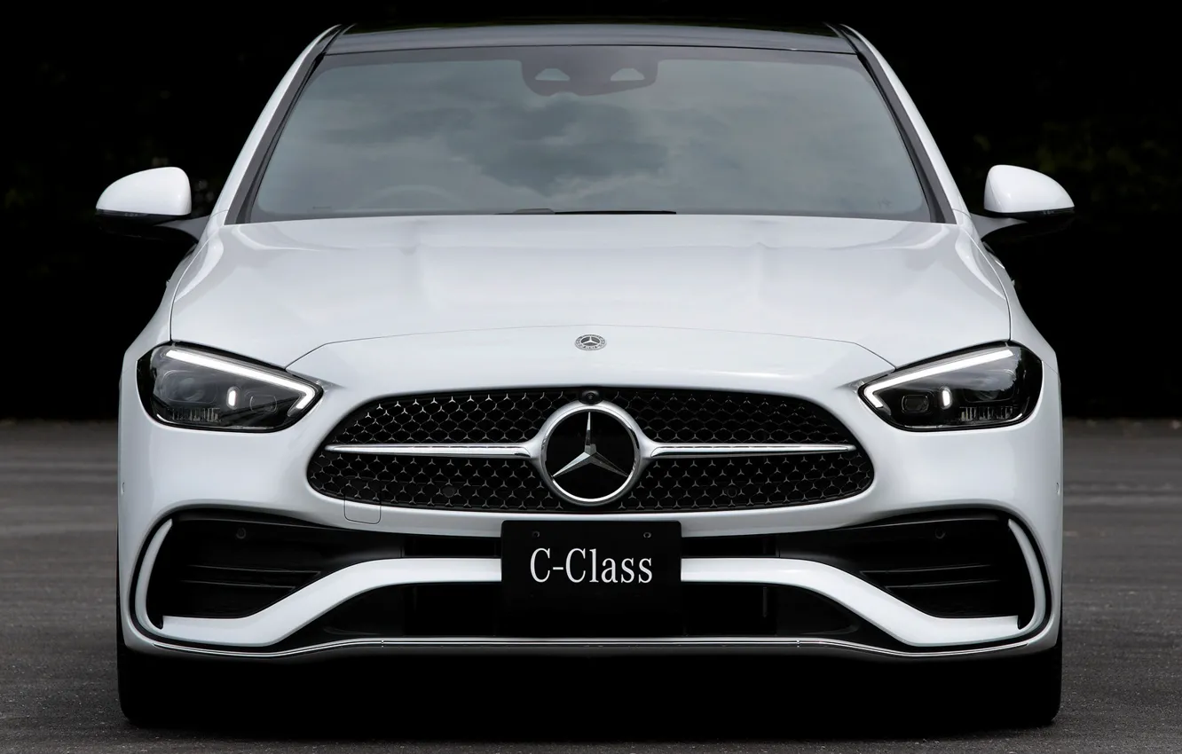 Фото обои Mercedes, экстерьер, АМГ, 2021, Mercedes-Benz C-Class AMG Line
