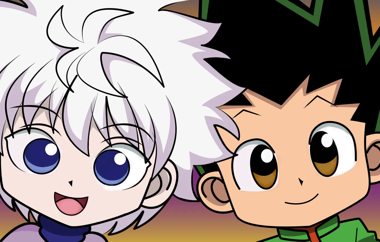 Фото обои Killua, Gon, HUNTERxHUNTER