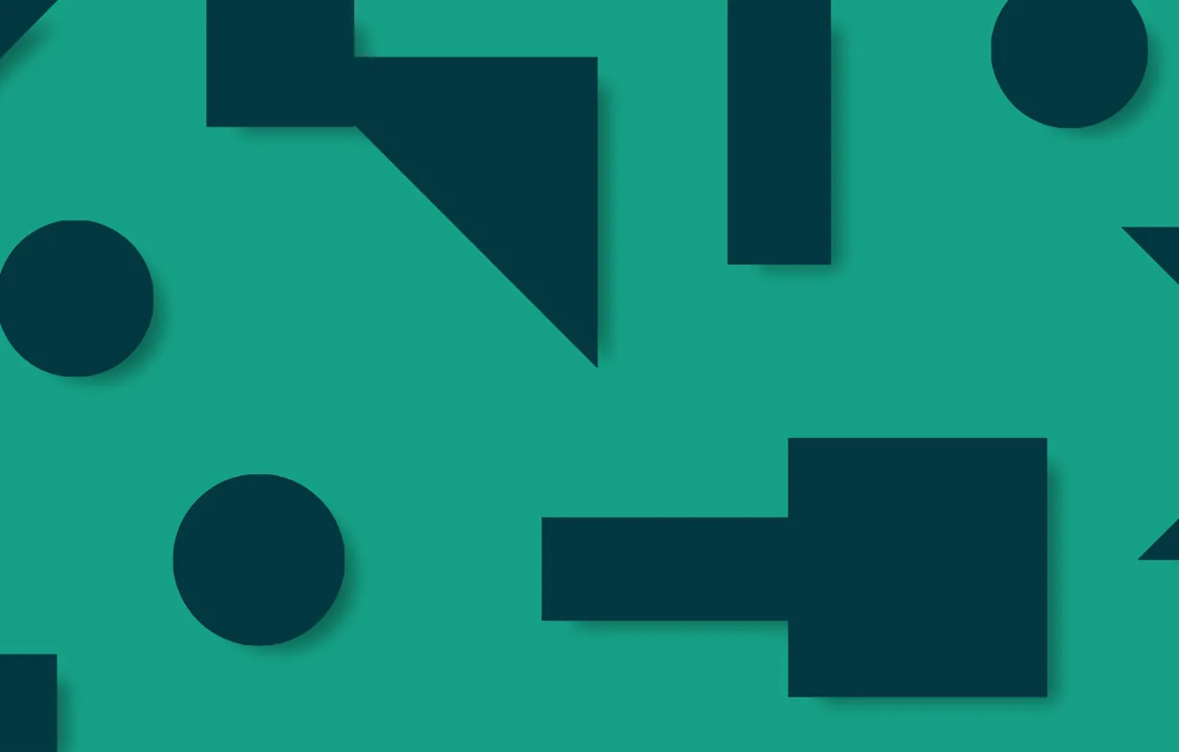 Фото обои тень, фигура, зеленый фон