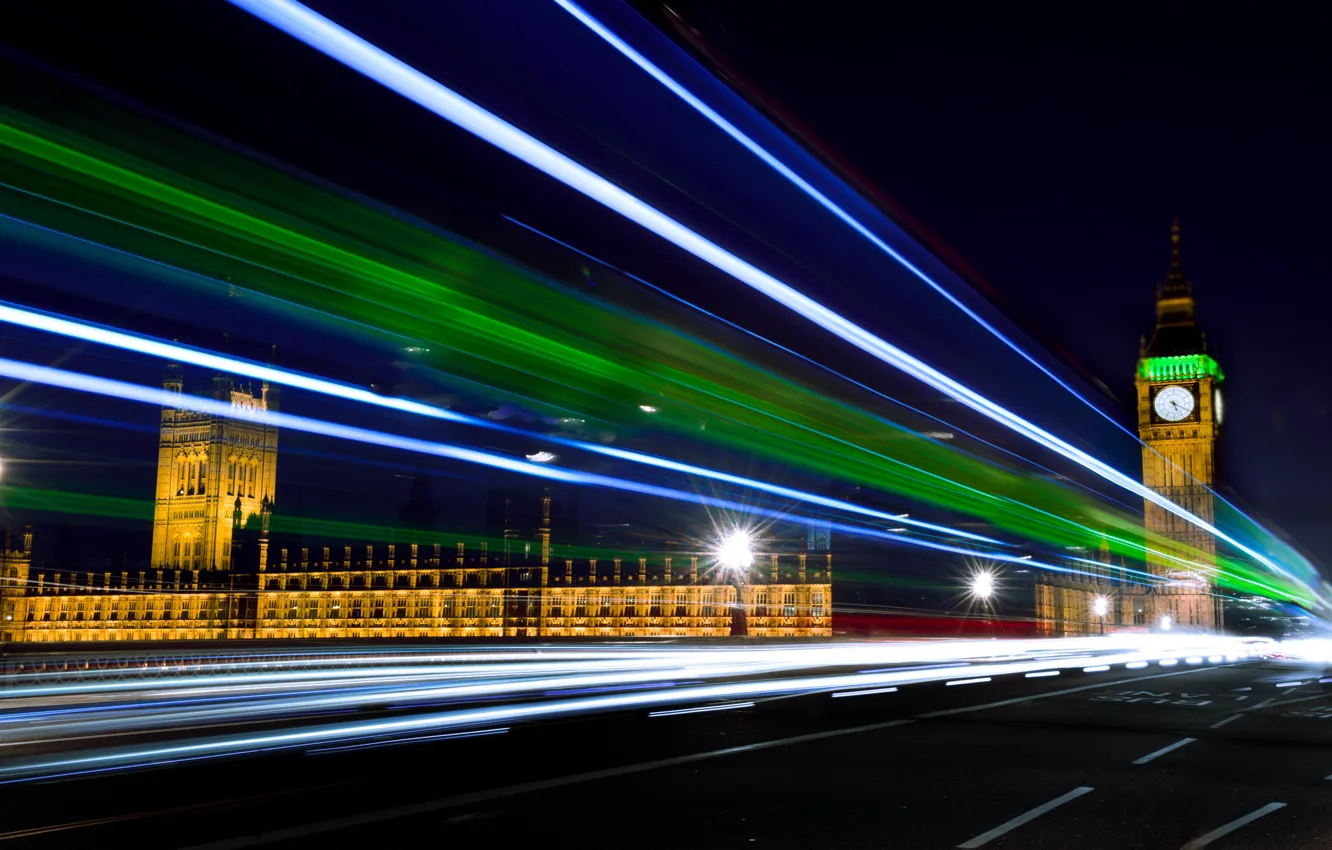 Фото обои ночь, англия, лондон, night, england, London, Big Ben, United Kingdom