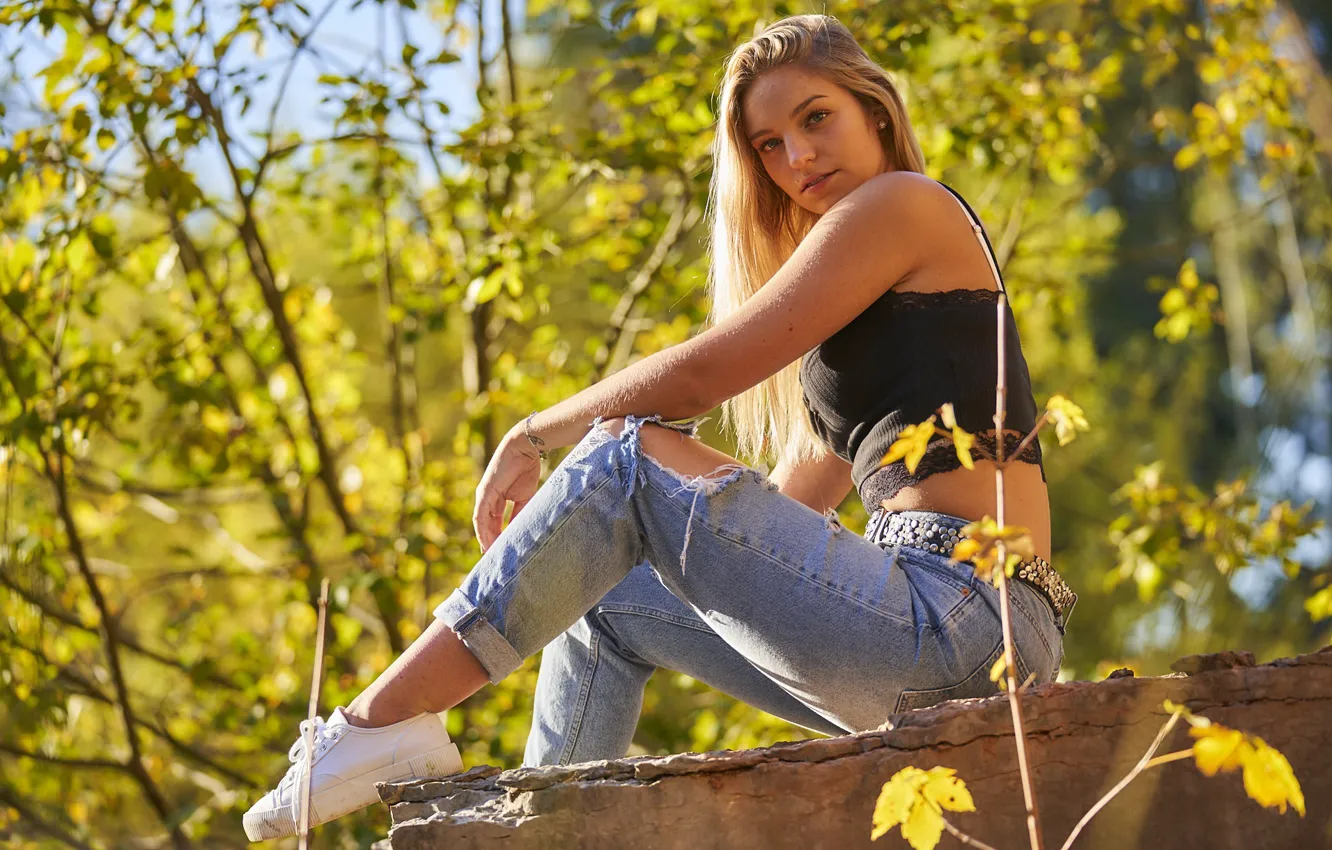 Фото обои лето, девушка, Cellina