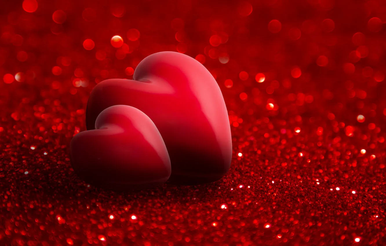 Фото обои red, love, romantic, hearts, valentine`s day