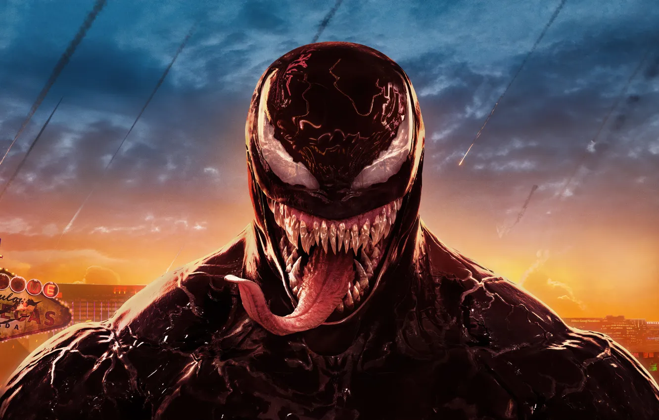 Фото обои Movies, Smile, Marvel Comics, Venom, Portrait, 2024 Movies, Venom: The Last Dance