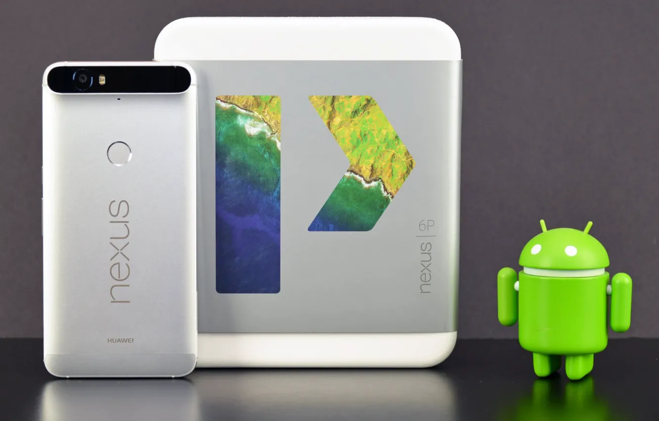 Фото обои Android, Google, toy, smartphone, Google Nexus, Huawei, Nexus 6P, Google Nexus 6P