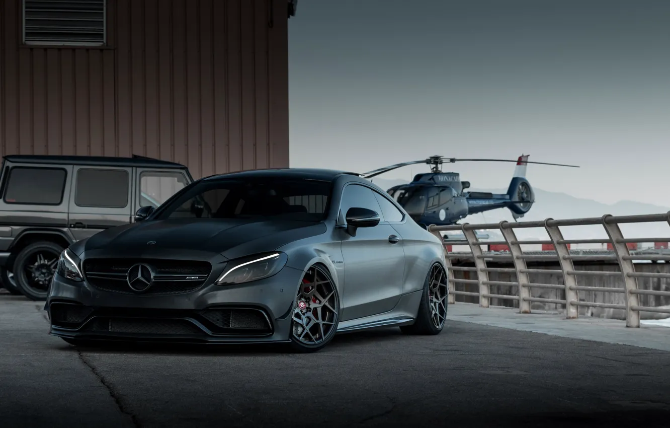 Фото обои AMG, COUPE, Mercedes - Benz, C205, C63 S