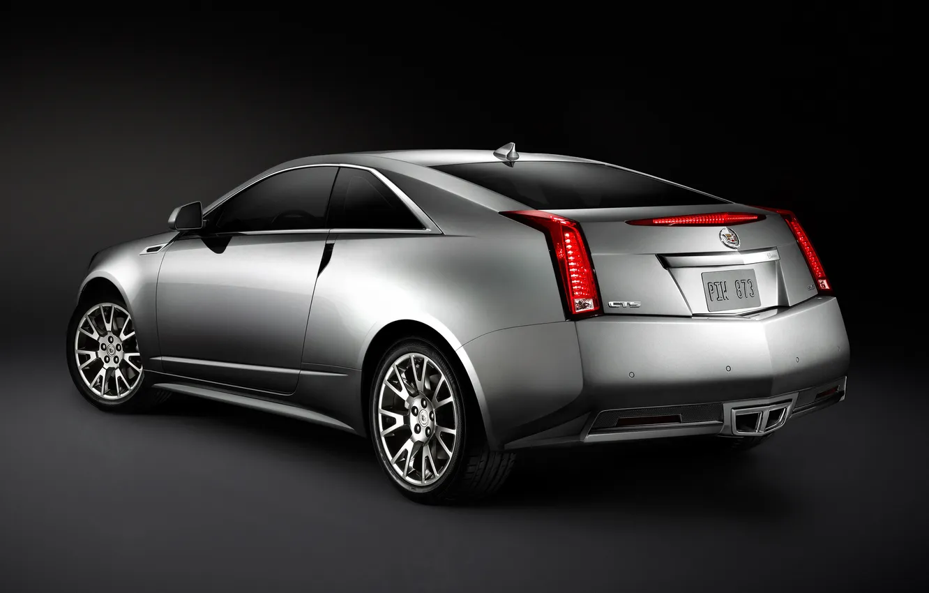 Фото обои серебряный, 2011, cadillac cts coupe