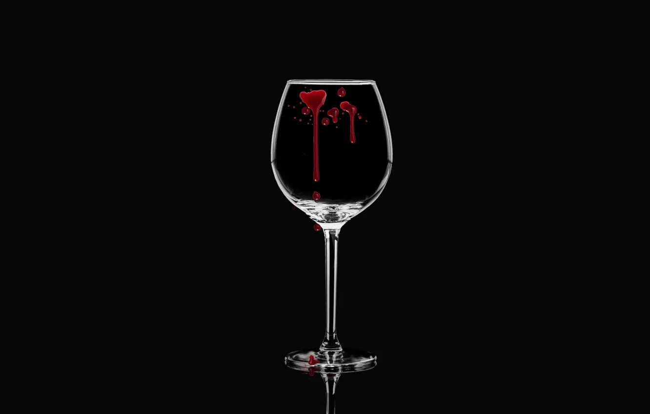Фото обои blood, macro, decoration, wine cup
