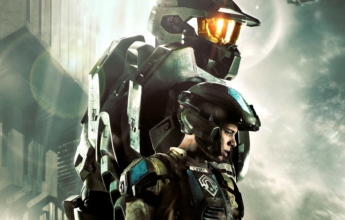 Фото обои солдат, броня, боец, Джон, Шеф, Halo 4: Forward Unto Dawn, Джон-117, Sierra-117