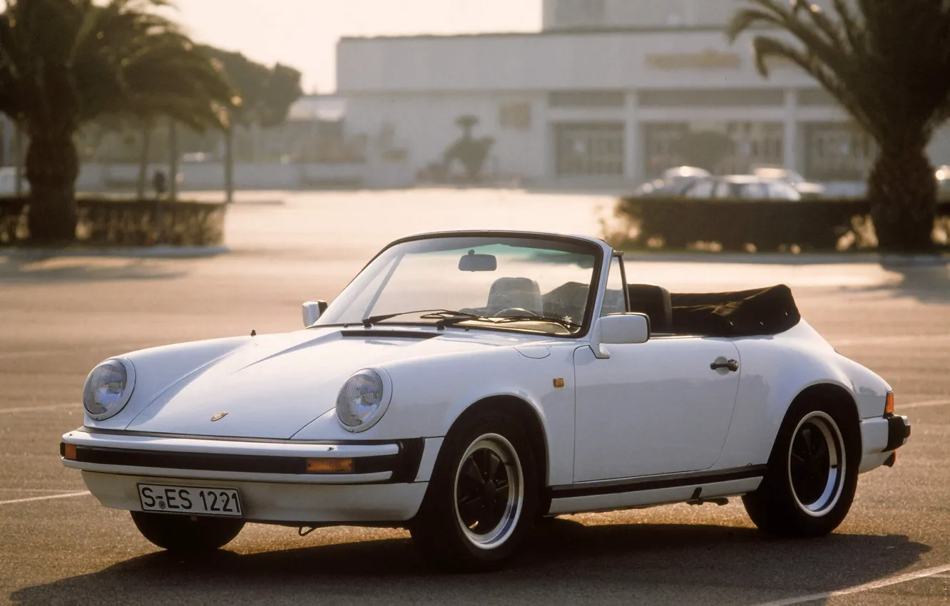 Фото обои 911, Porsche, кабриолет, порше, 1983