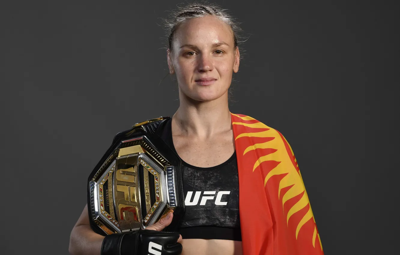 Фото обои пояс, UFC, чемпионка, Valentina Shevchenko, Валентина Шевченко