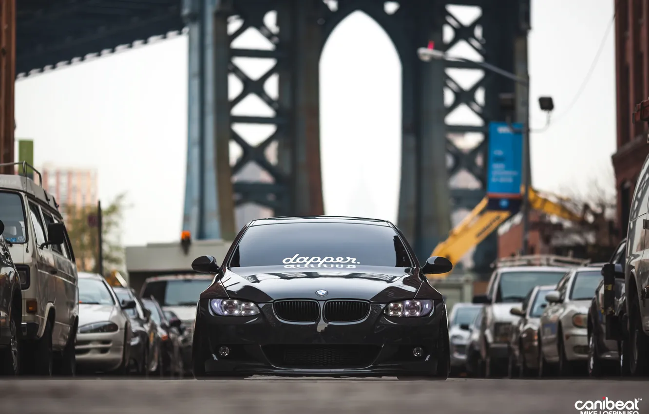 Фото обои BMW, E92, Stance, 335xi