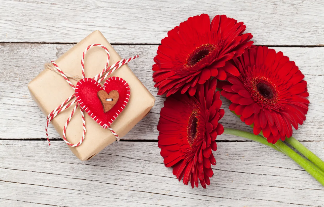 Фото обои любовь, цветы, романтика, сердце, букет, love, happy, герберы