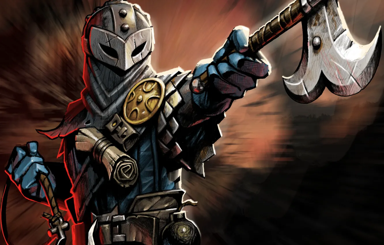 Фото обои bounty hunter, Darkest Dungeon, A Red Hook Studios