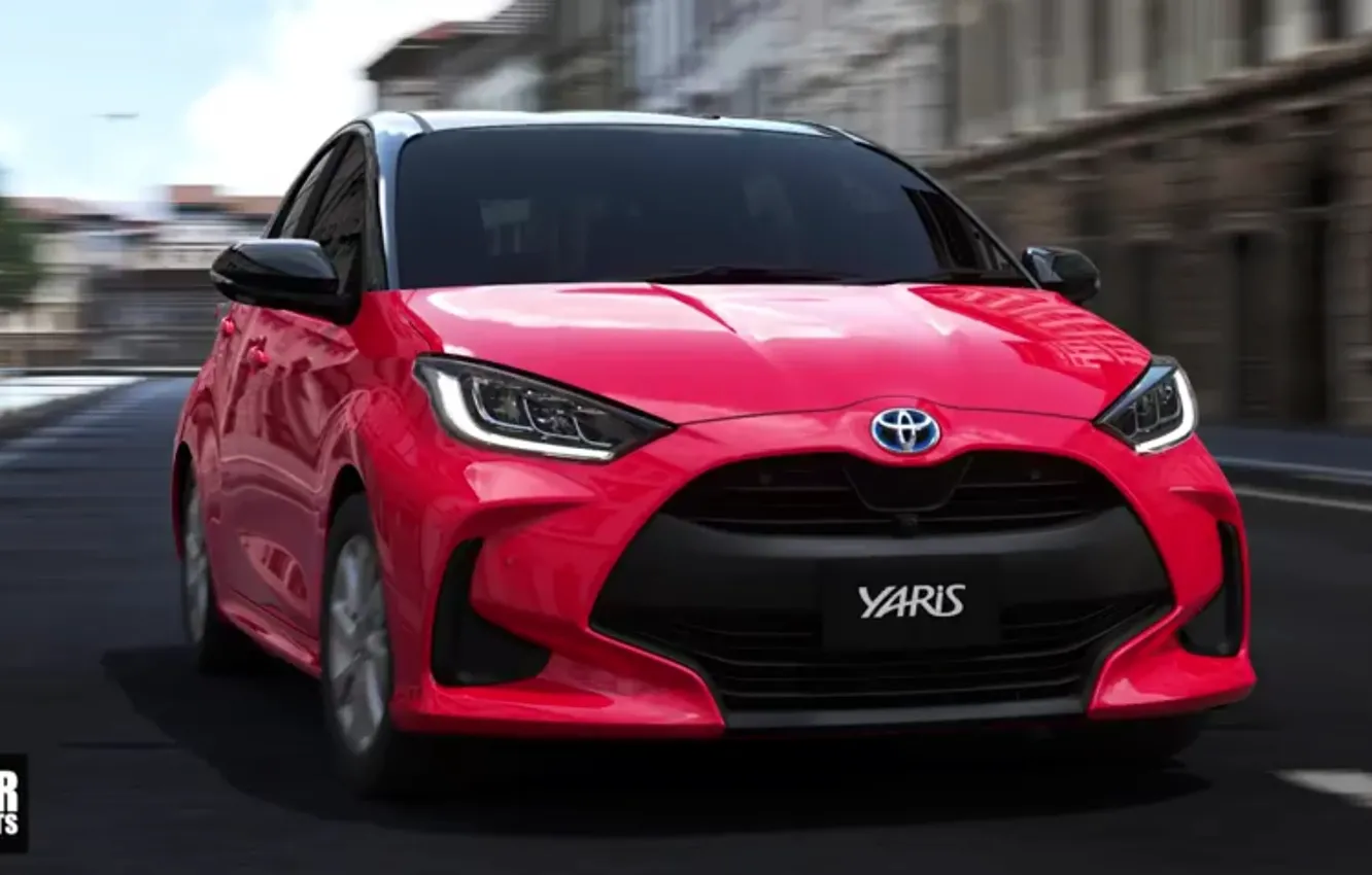 Фото обои Hybrid, Hatchback, Yaris