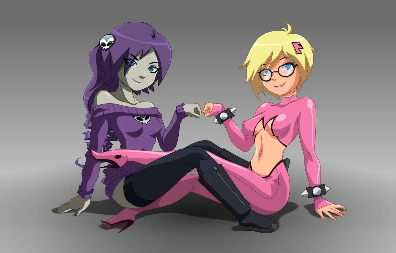 Фото обои Anime, girls, art