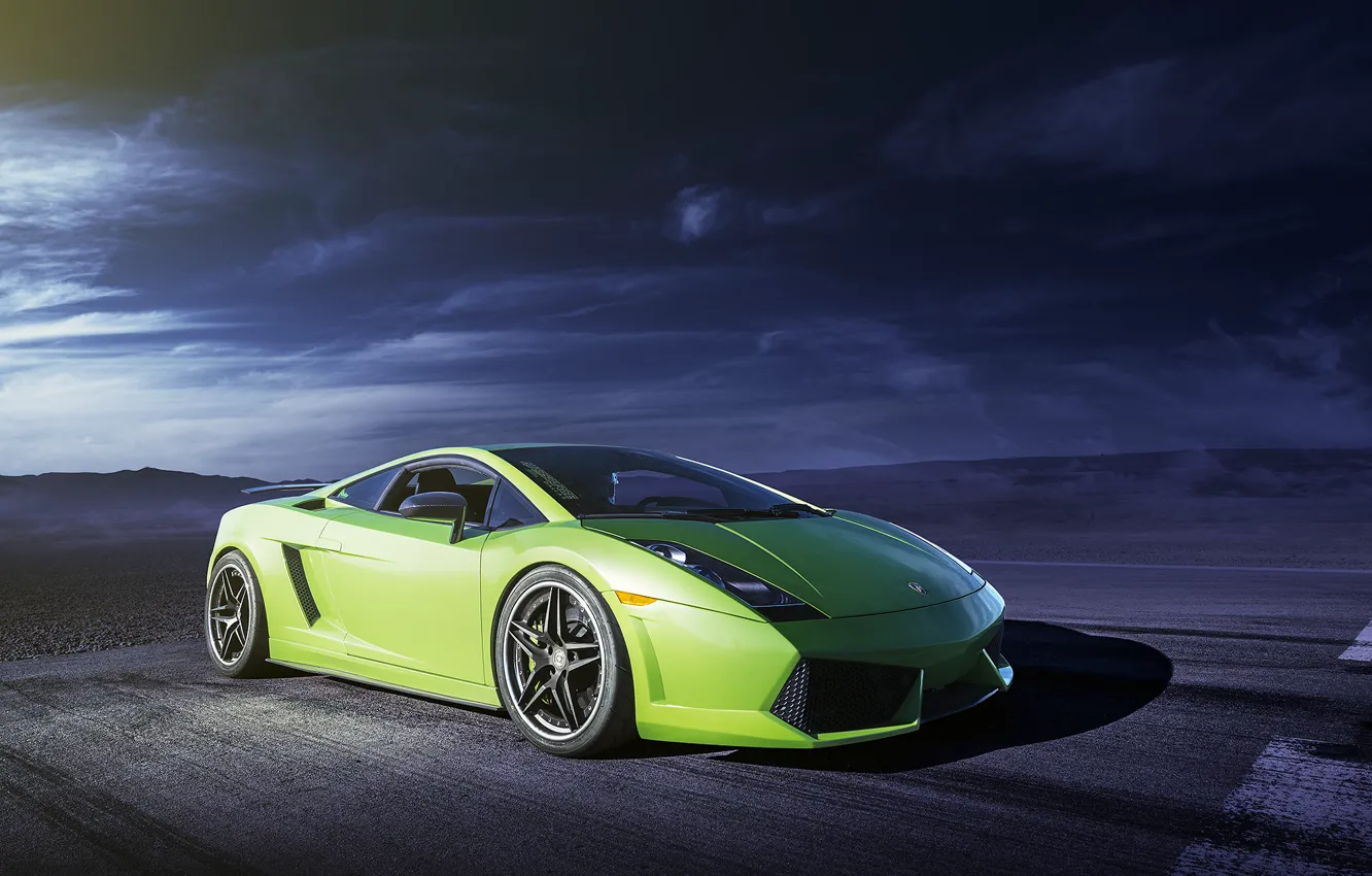 Фото обои green, Lamborghini, Gallardo, ламборджини, зелёная, галлардо