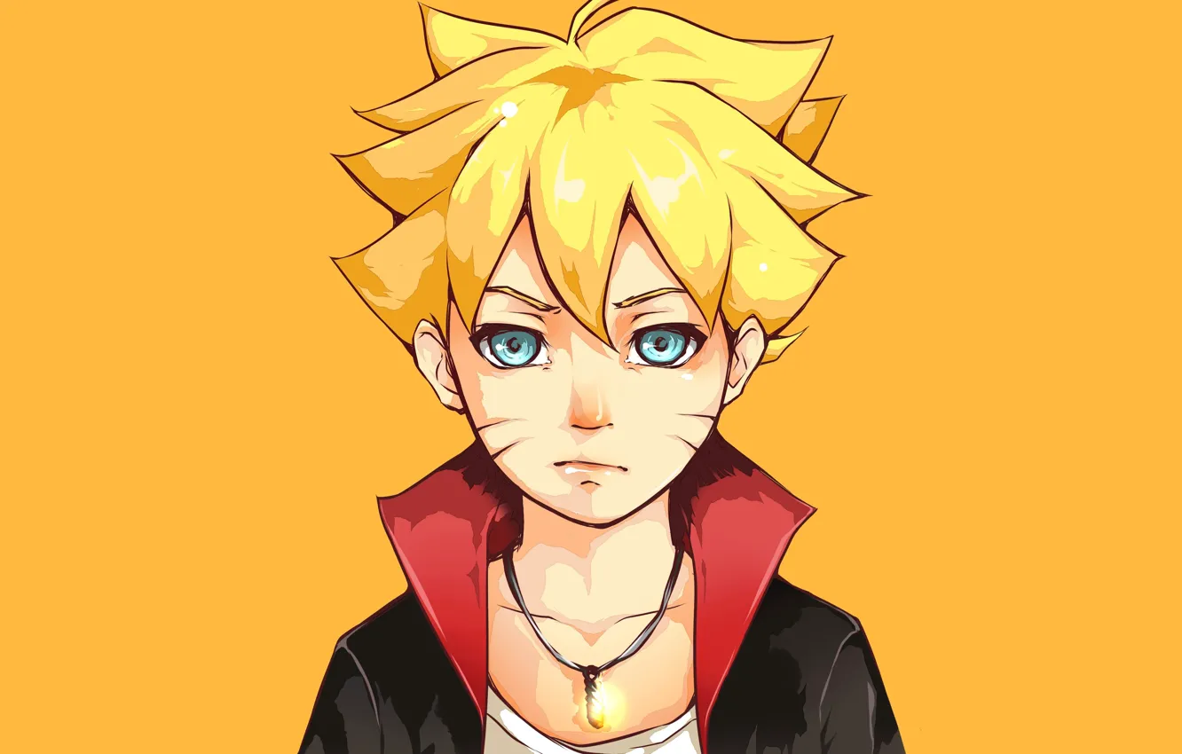 Фото обои game, Naruto, anime, blue eyes, boy, face, blonde, ninja