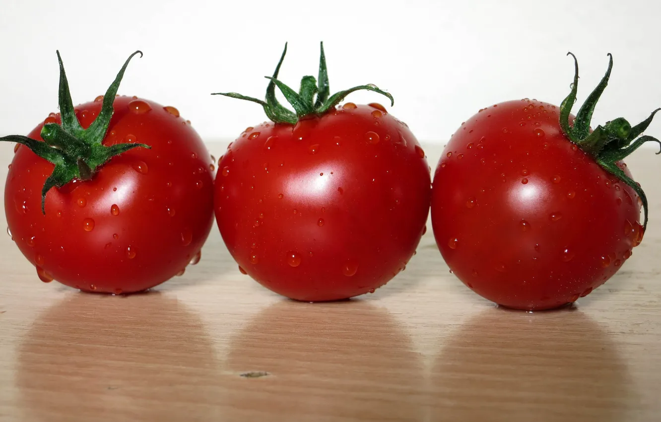 Фото обои поверхность, овощи, помидоры
