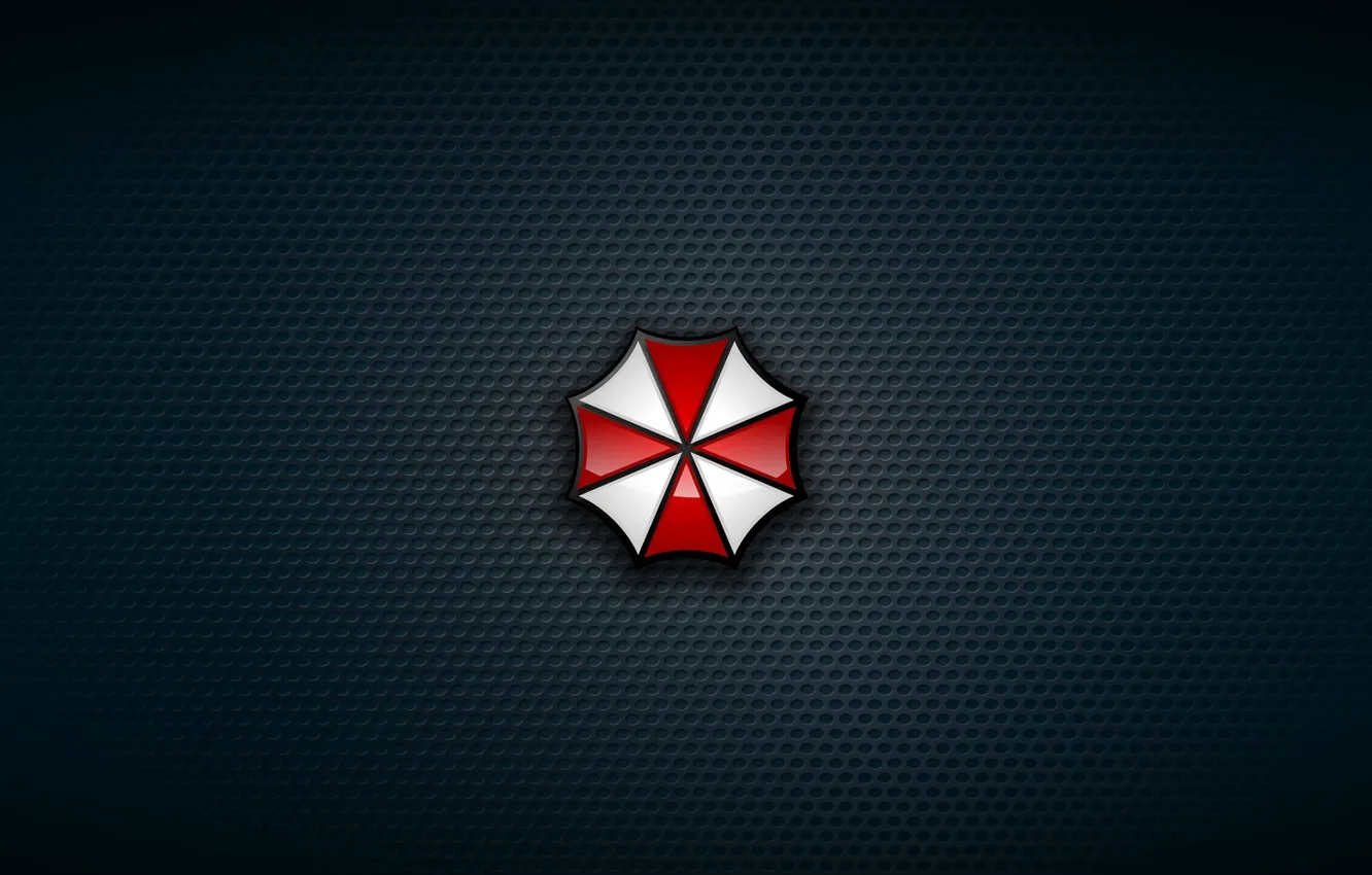 Фото обои red, logo, cross, Resident Evil, Umbrella, evil, Biohazard, Umbrella Corp.