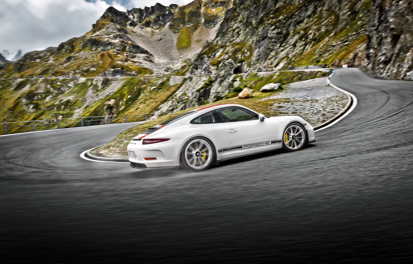 Фото обои 911, Porsche, вид сзади, Coupe