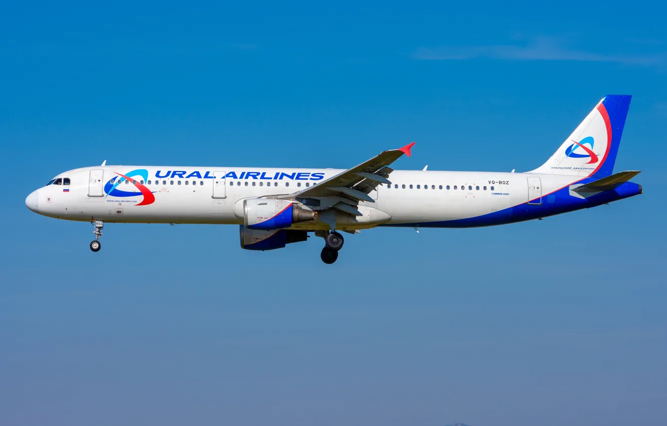 Фото обои Airbus, A321-200, Ural Airlines