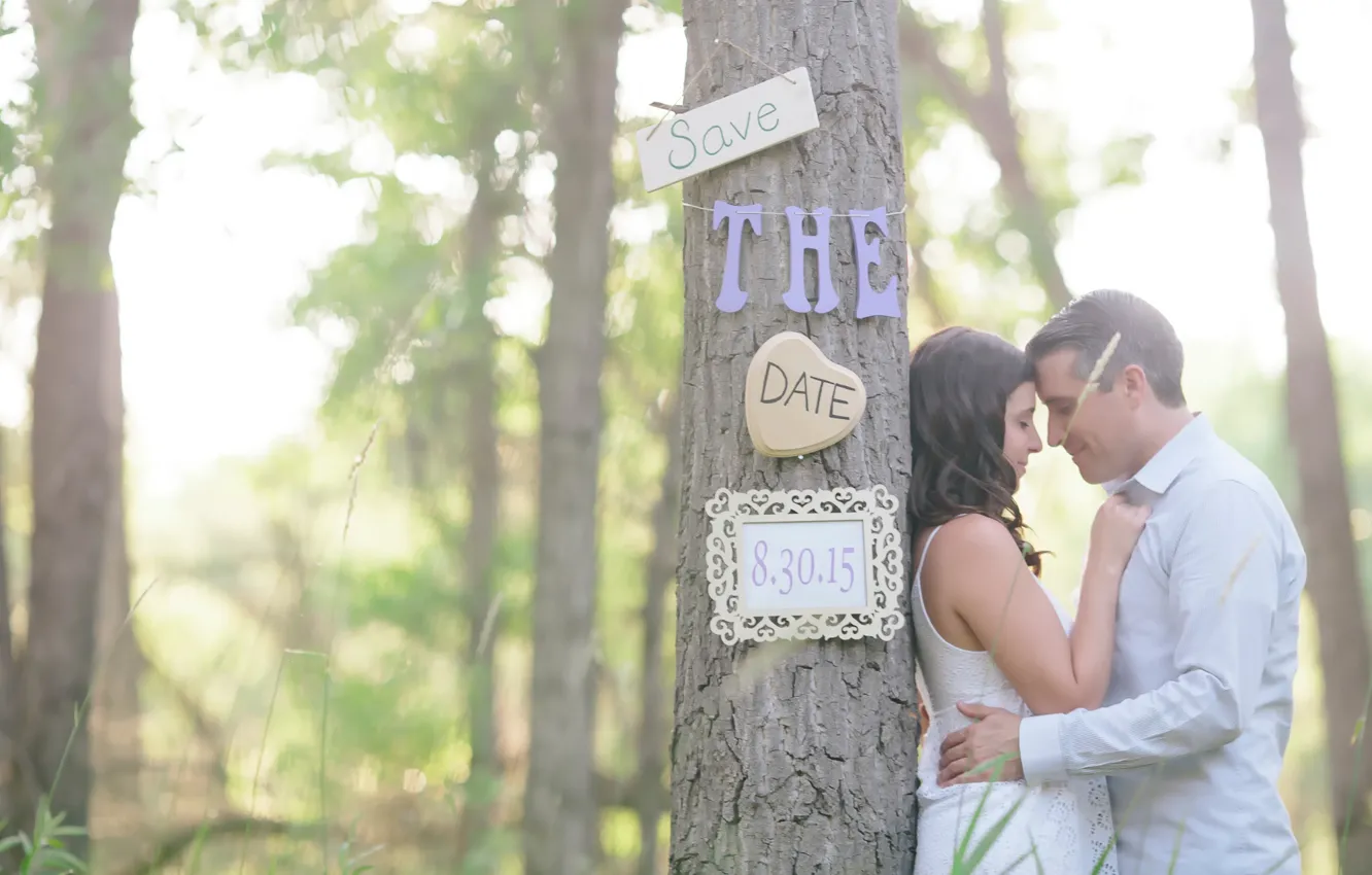 Фото обои влюблённые, save the date, помолвка, Engagement