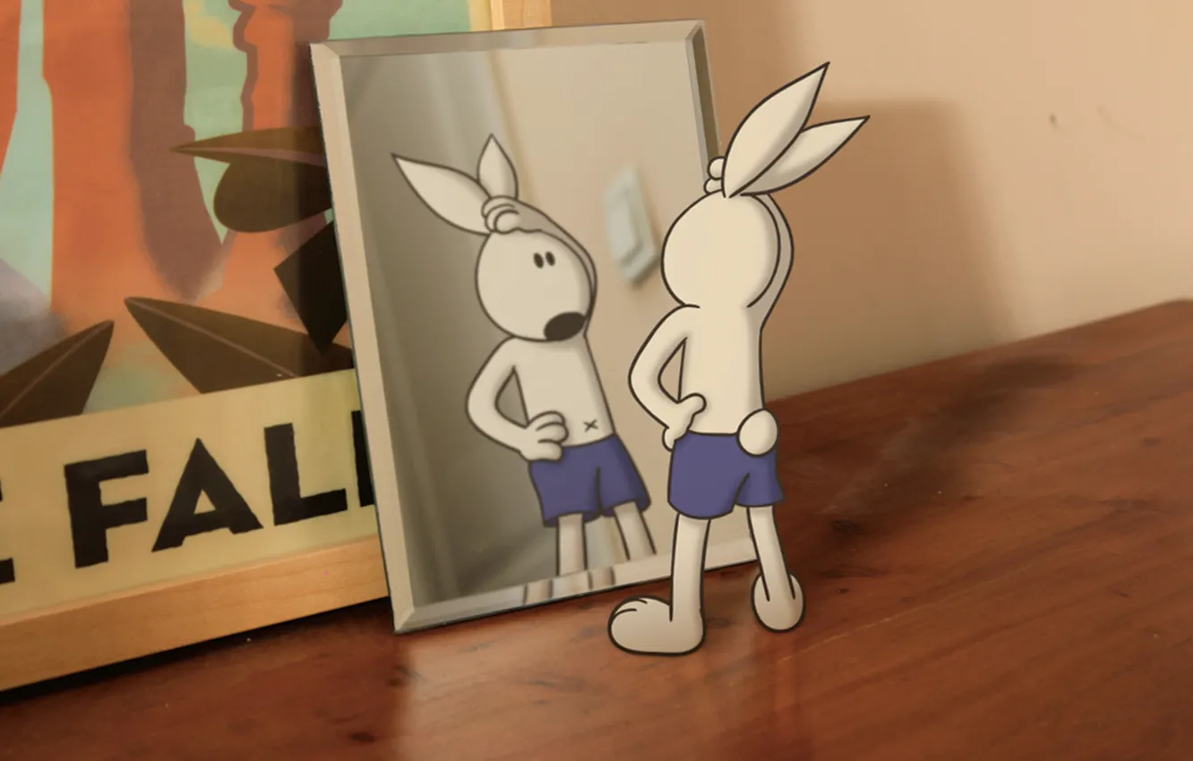 Фото обои rabbit, dog, Cartoon, Kungfu Bunny