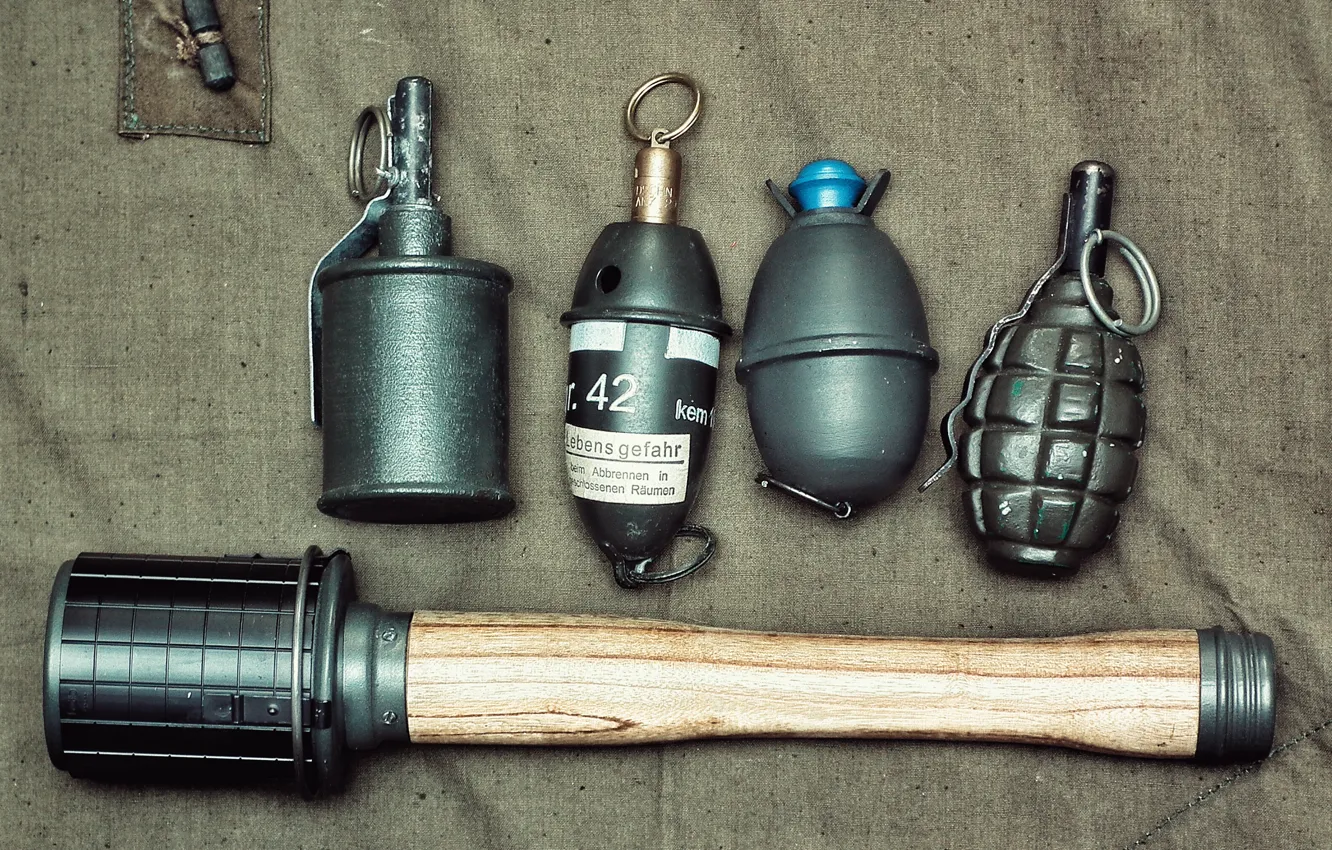 Фото обои разные, гранаты, немецкие, советские
