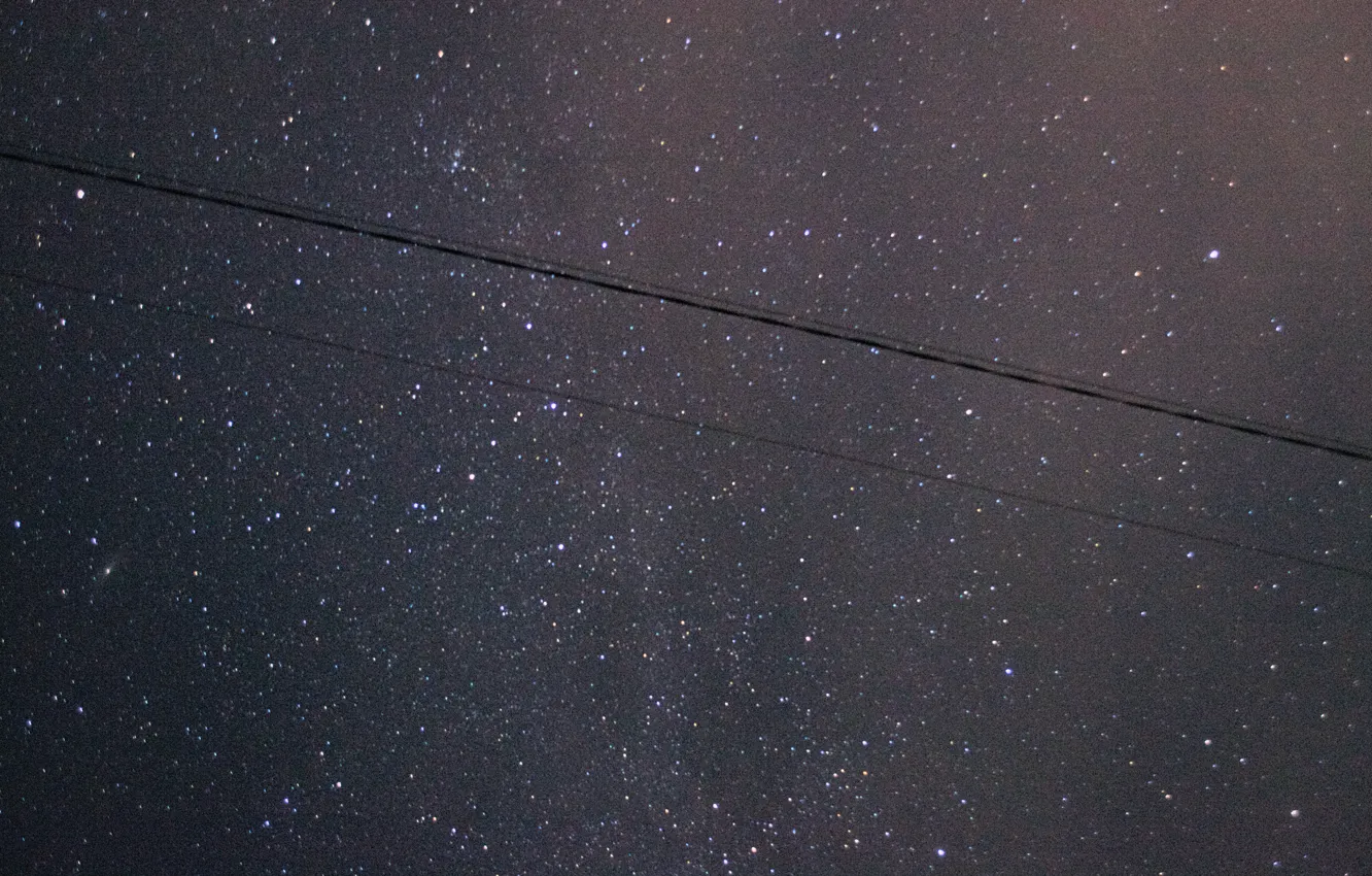 Фото обои небо, космос, звезды, ночь, минимализм