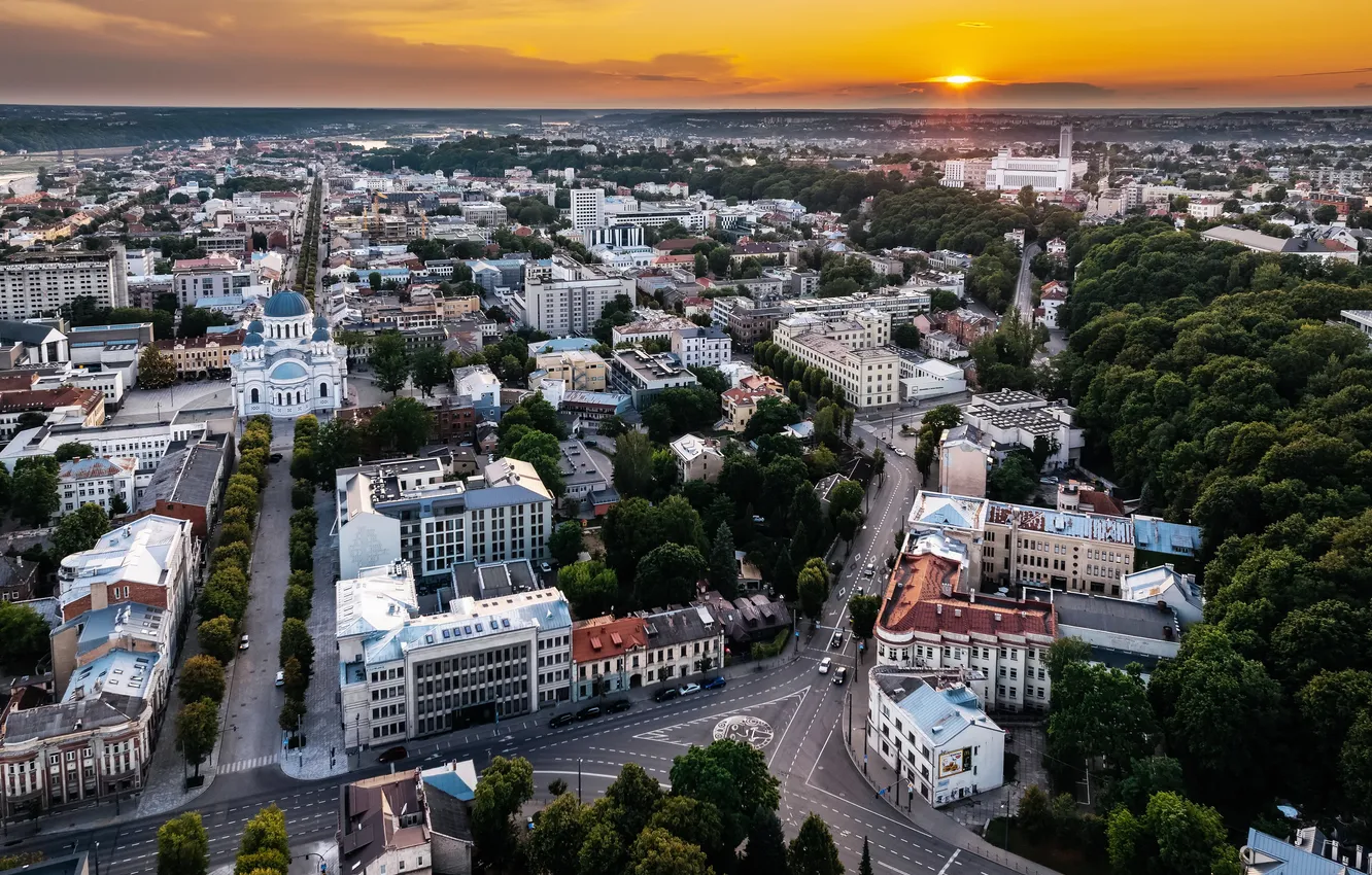 Фото обои Lietuva, Kaunas, Naujamiestis
