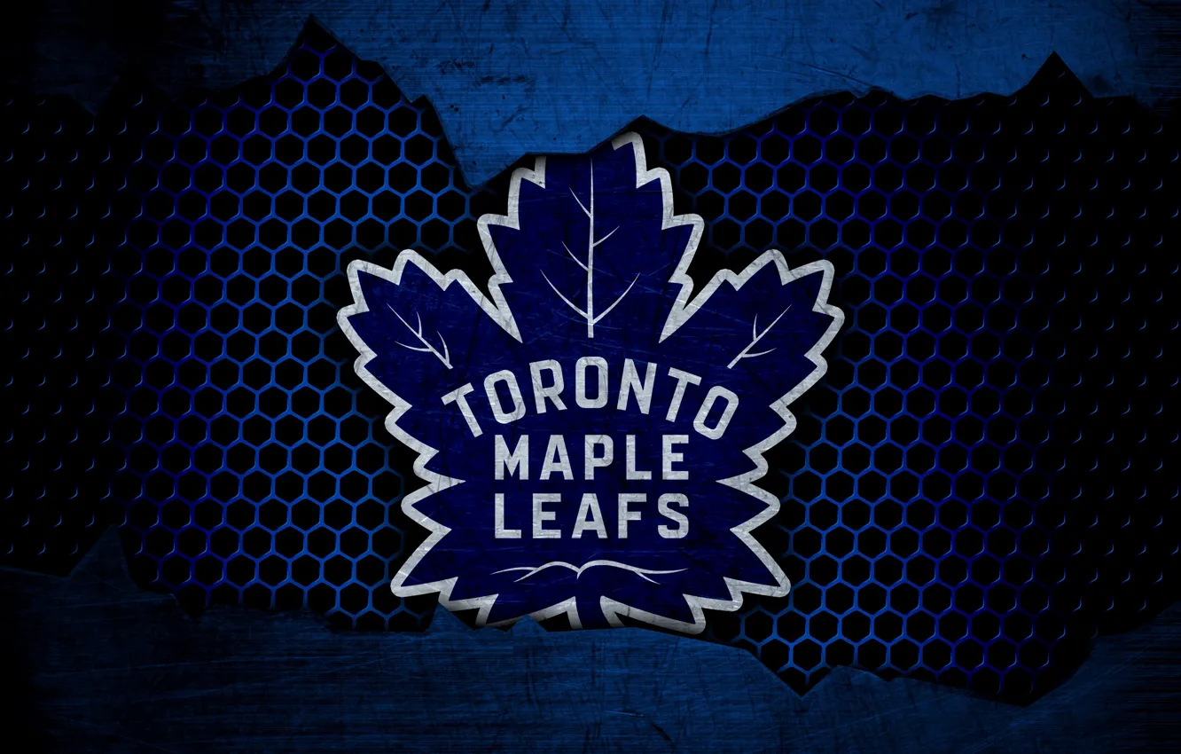Фото обои wallpaper, sport, logo, NHL, hockey, Toronto Maple Leafs