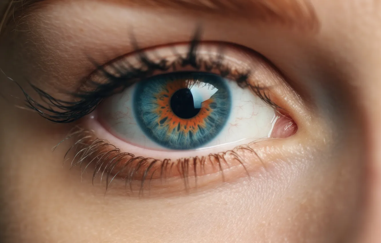 Фото обои woman, eye, iris
