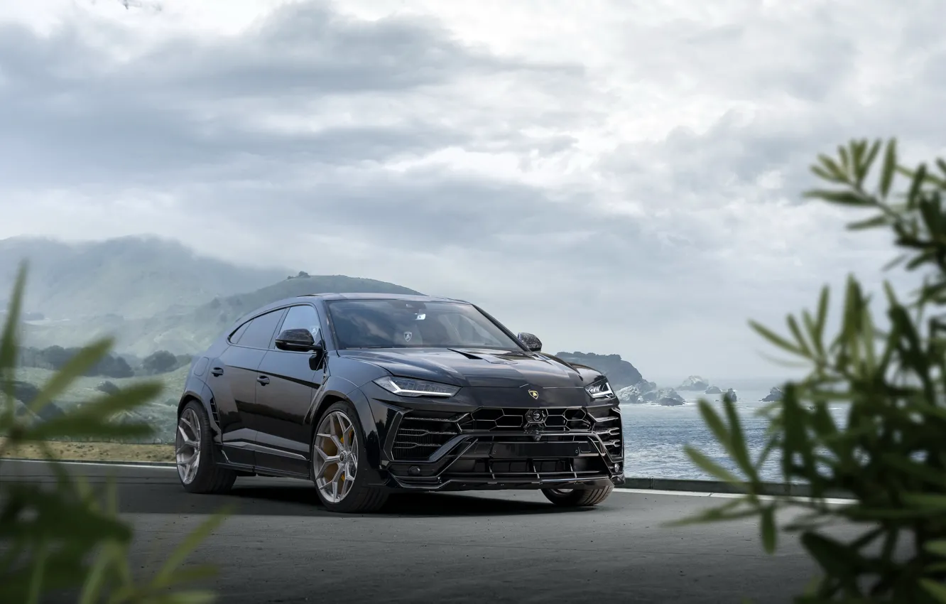 Фото обои Lamborghini, кроссовер, Urus, Novitec, 2019