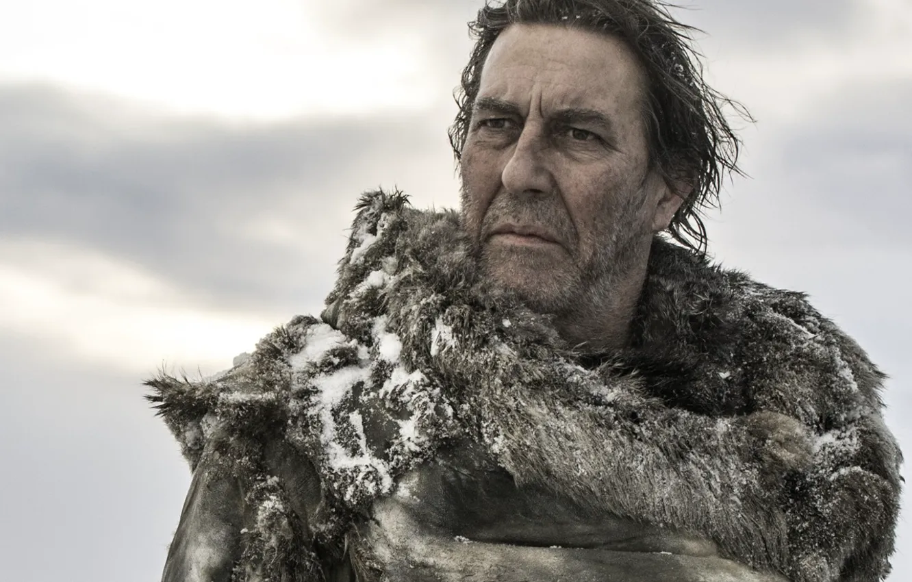 Фото обои blizzard, snow, man, A Song of Ice and Fire, king, Game Of Thrones, tv series, …