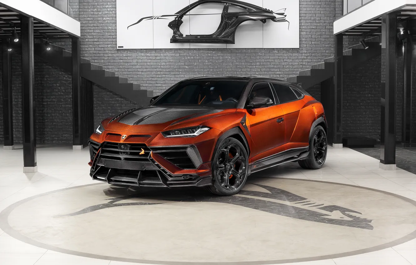 Фото обои Shark, Pirelli, Carbon Fiber, Lamborghini Urus, Tuning Car, Stealth Edition, Italy Car, Ferruccio Lamborghini