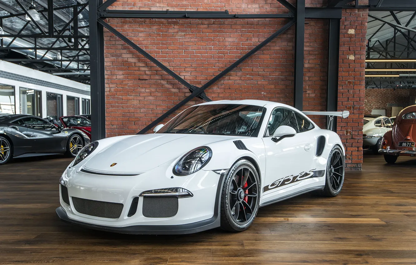 Фото обои Белый, Porsche, Порше, GT3 RS