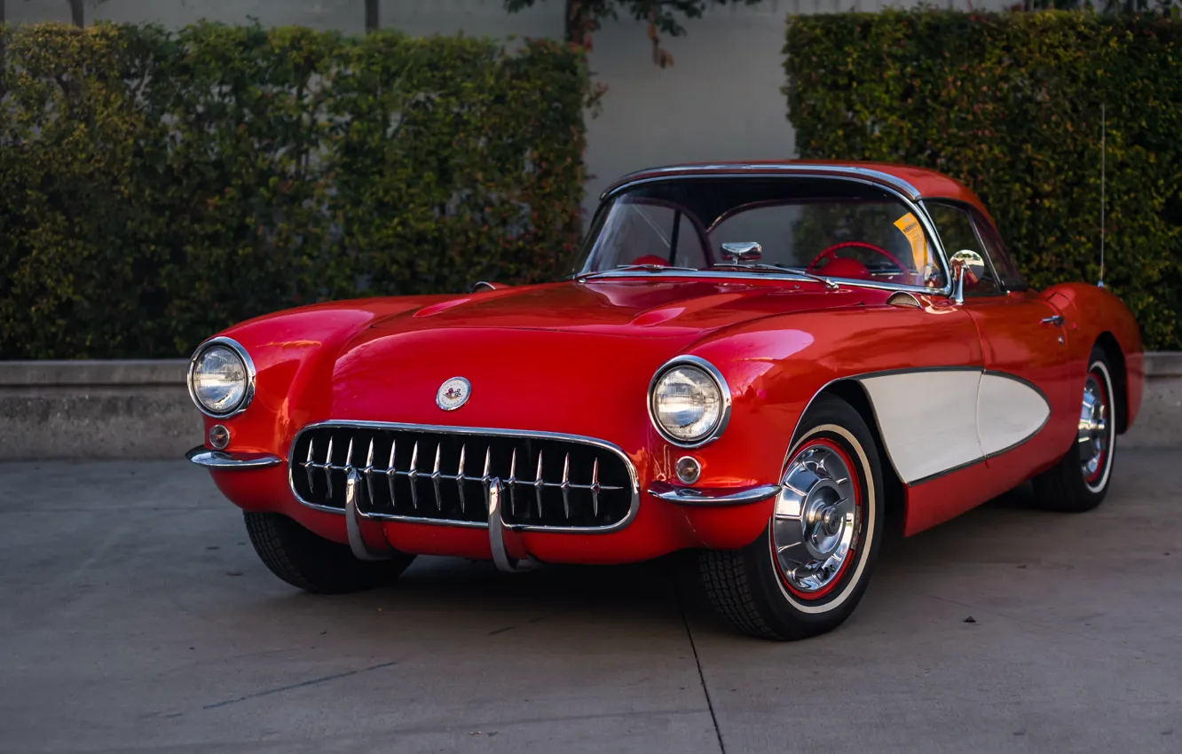 Фото обои Corvette, Chevrolet, (2934), 1956–57