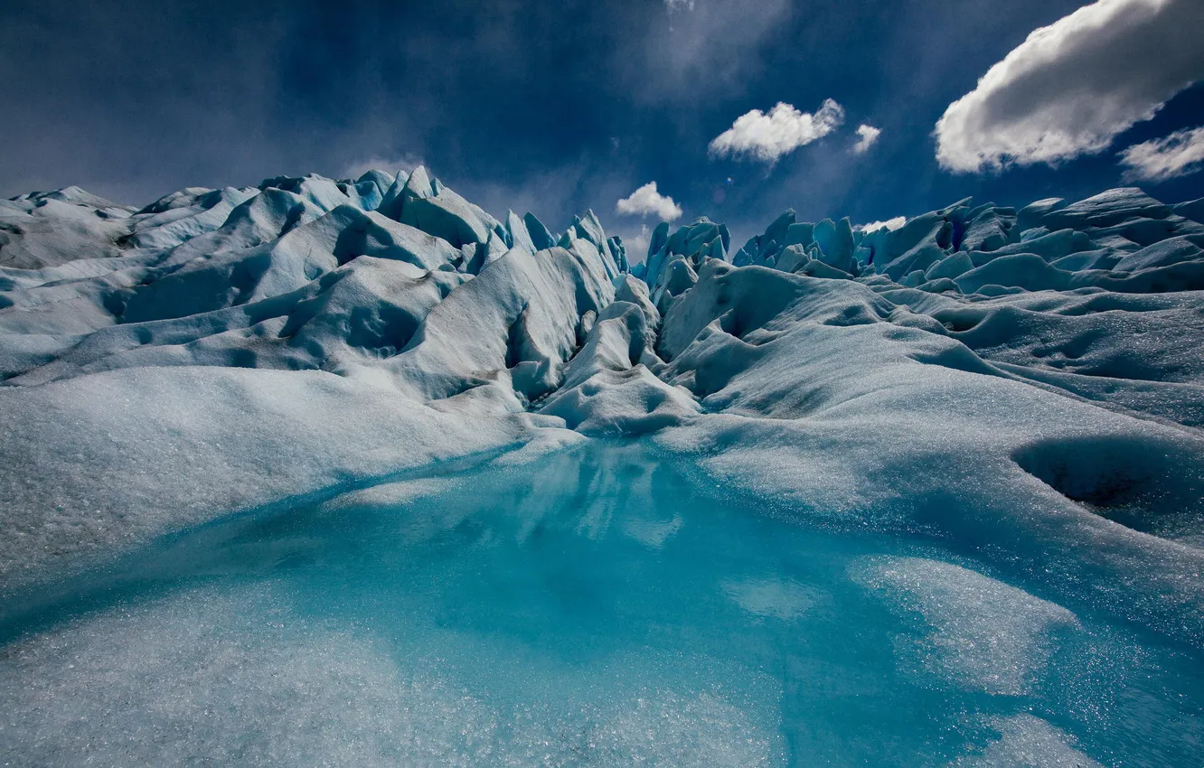 Фото обои вода, природа, ледник, лет