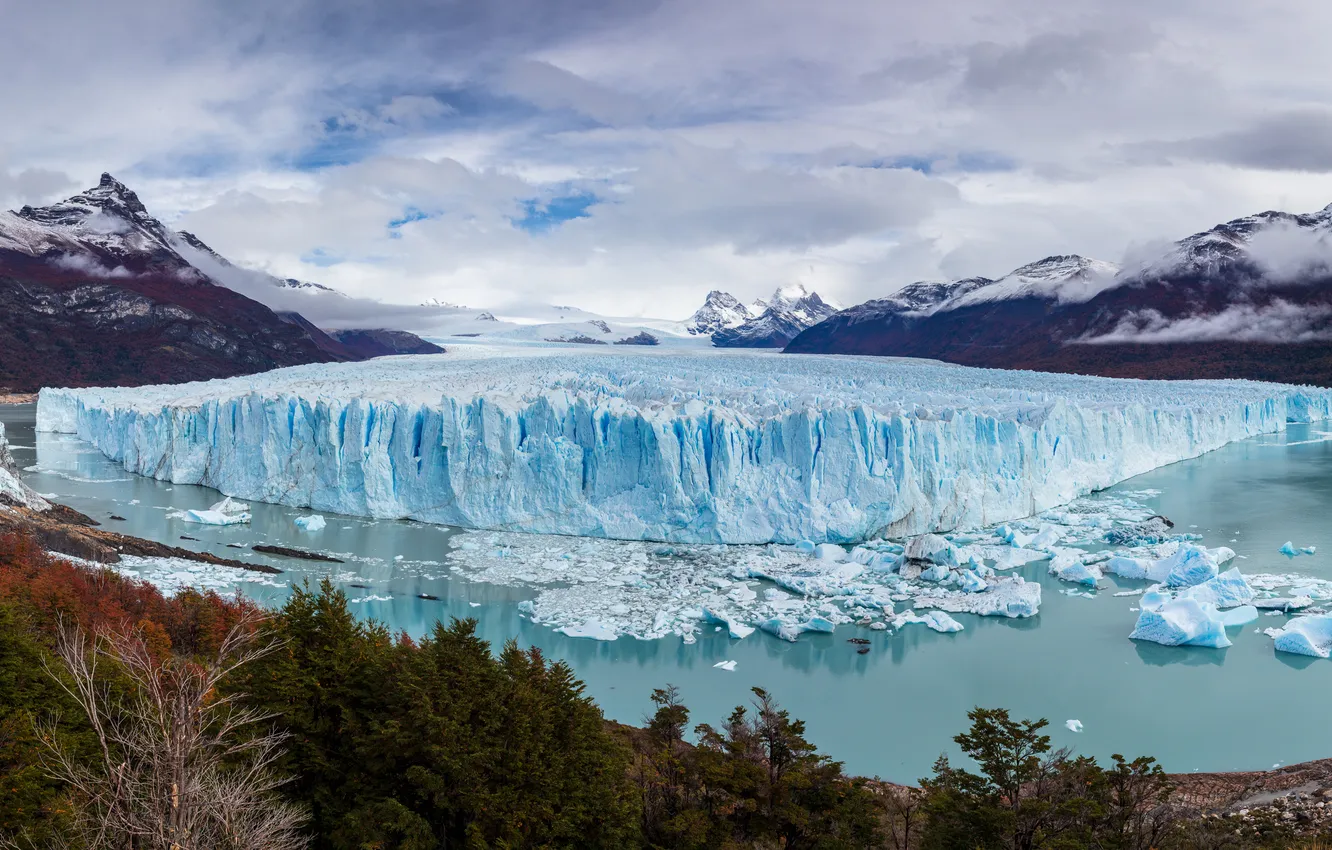 Фото обои Argentina, South America, Perito Moreno Glacier