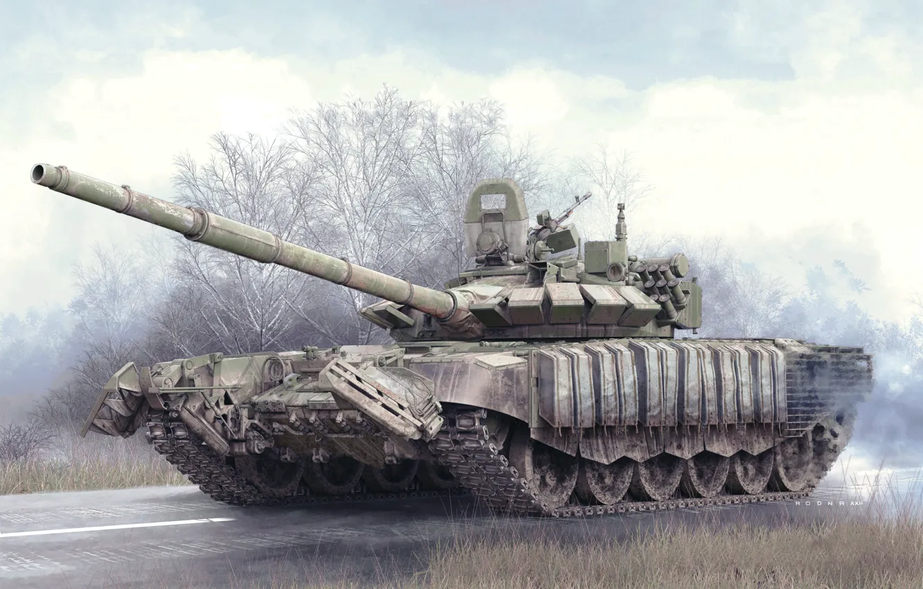 Фото обои россия, вс россии, основной боевой танк, ОБТ, Т-72Б3М, MBT, Felipe Rodna, машина разминирования