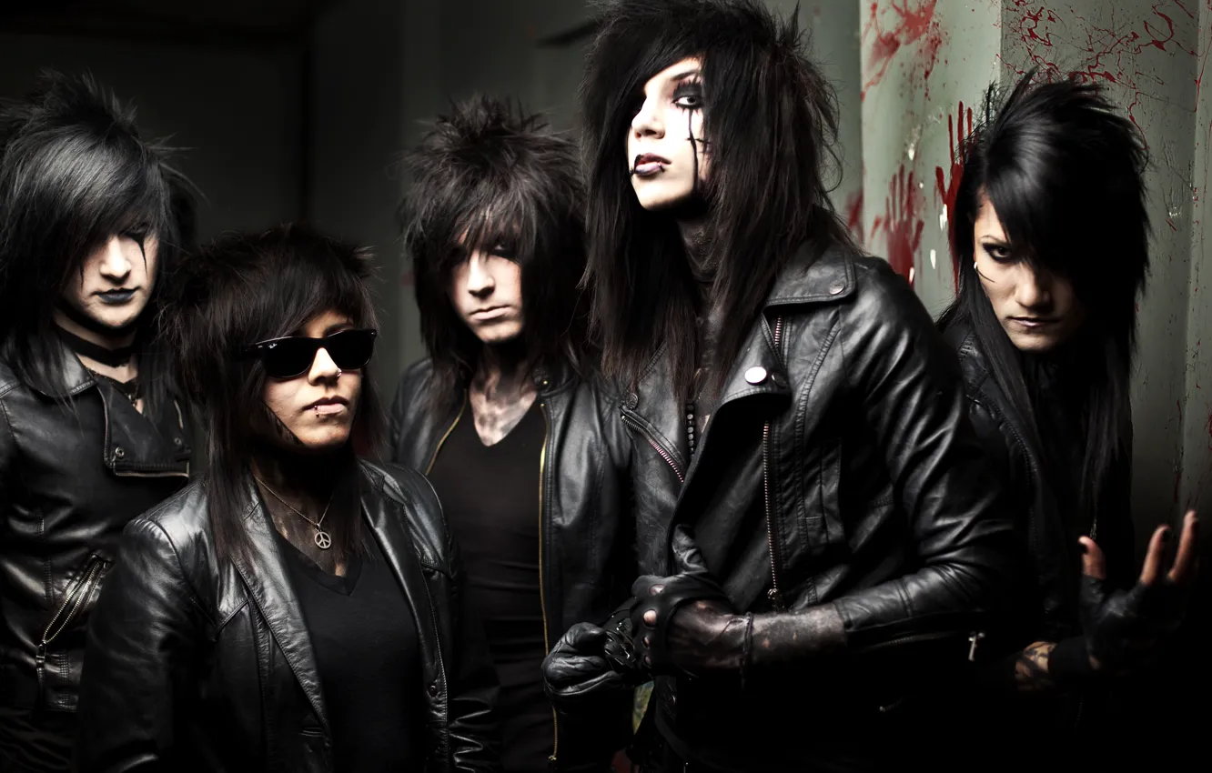 Фото обои музыка, группа, post-hardcore, Black Veil Brides, BVB, Jinxx, Jake Pitts, Andy Biersack