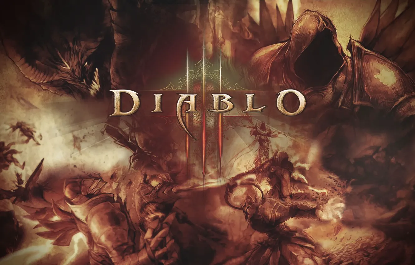 Фото обои game, blizzard, diablo, diablo 3