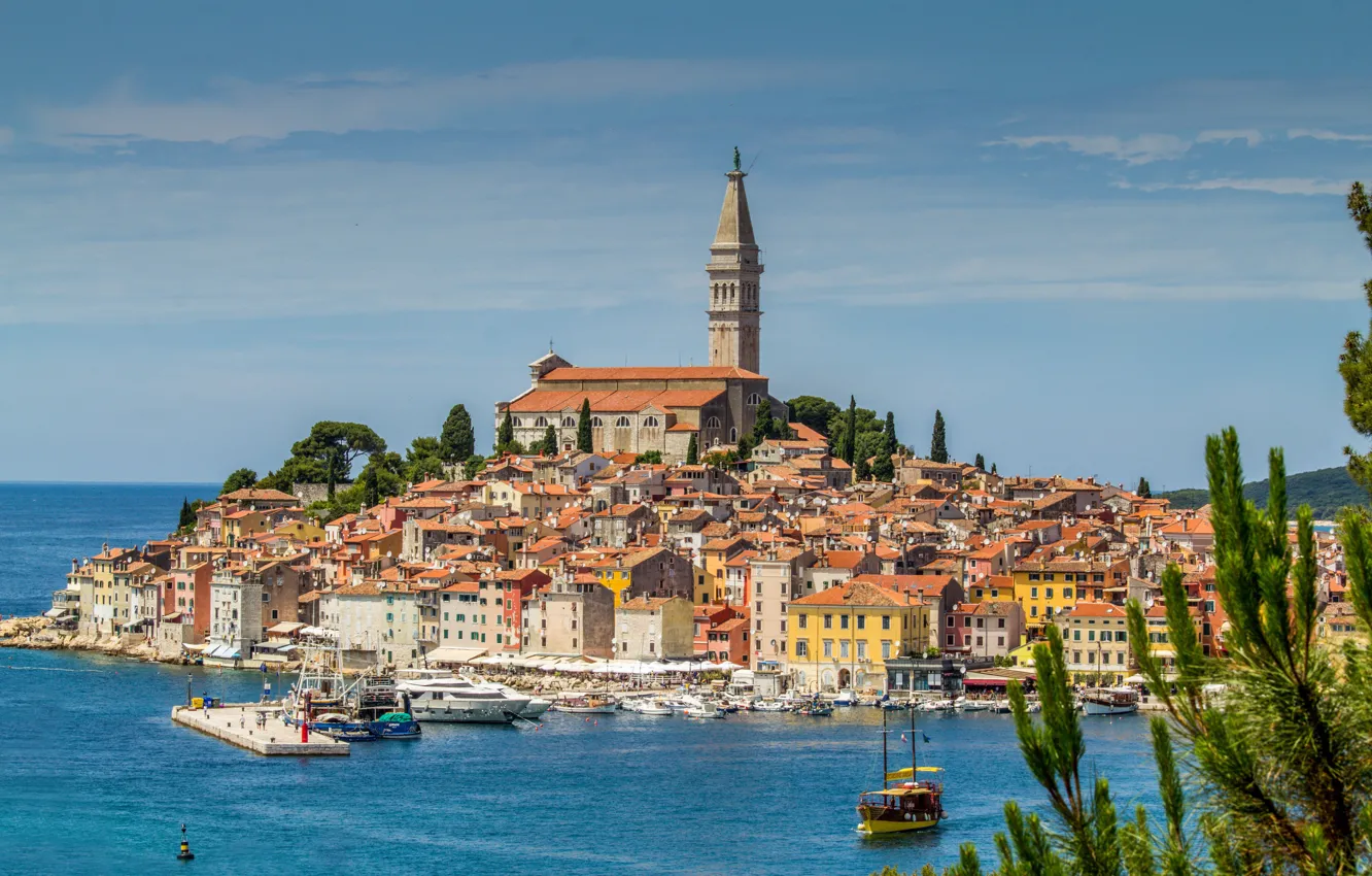 Фото обои побережье, Хорватия, Rovinj