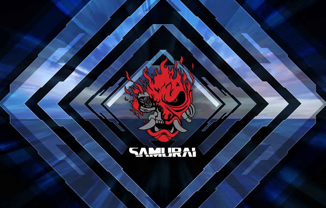 Samurai cyberpunk logo фото 41