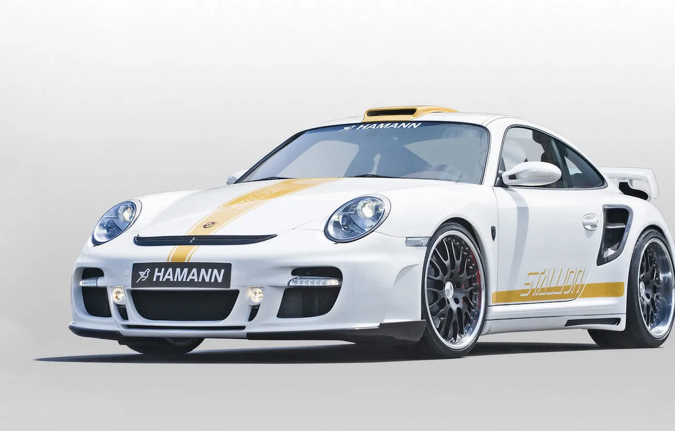 Фото обои 2008, 911, Porsche, Hamann, Turbo, Stallion